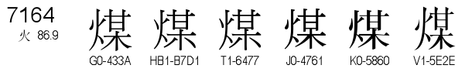 U+7164